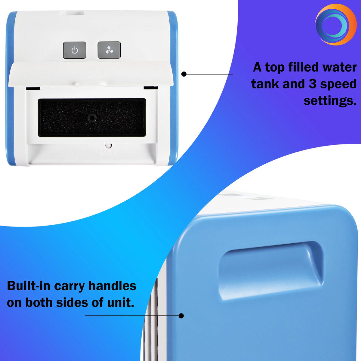 3-Speed Personal Air Cooler I757