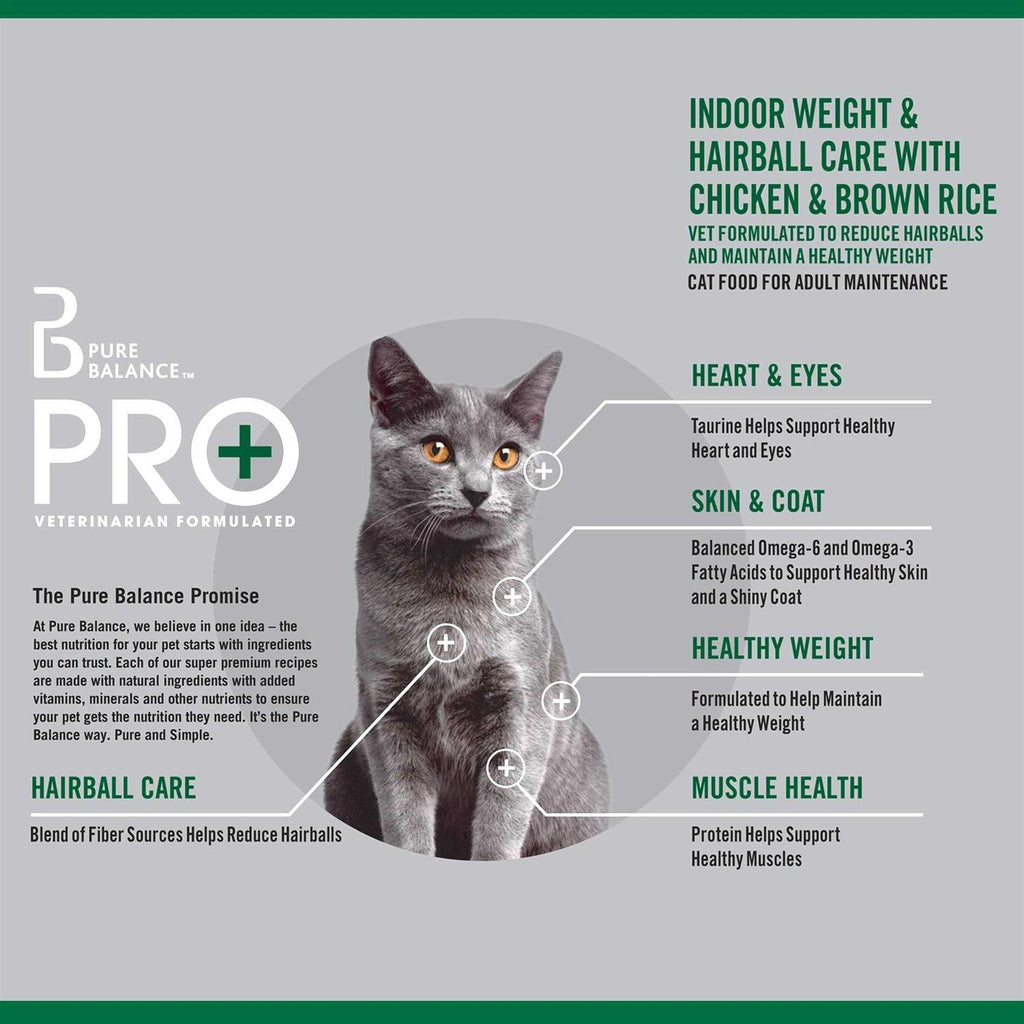 Indoor Weight & Hairball Care Dry Cat Food G284245