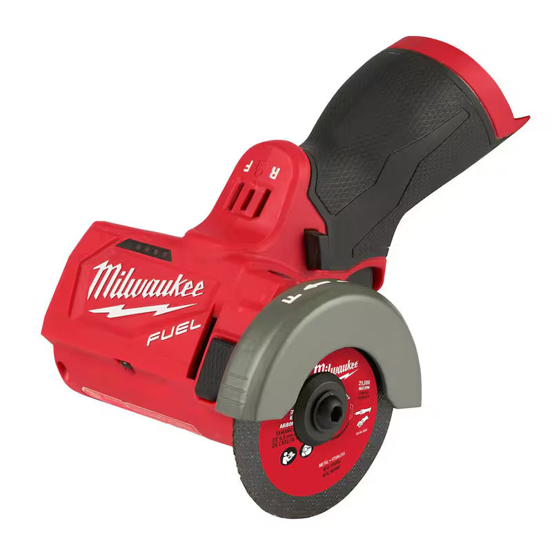 12V Brushless Cordless Cut Off Saw with 6-Pack Metal Cut Off Wheels J729