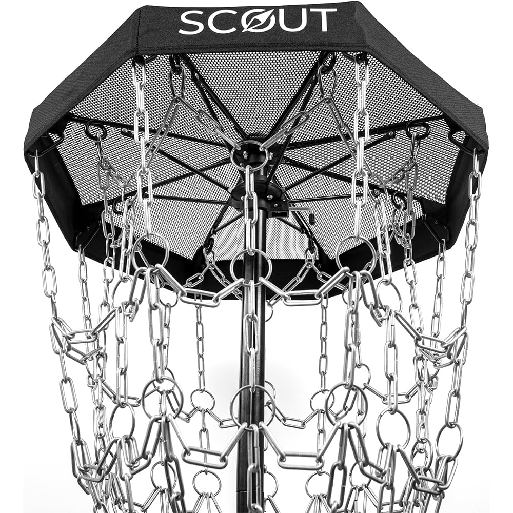 Portable Disc Golf Basket with 16 Chains P2933