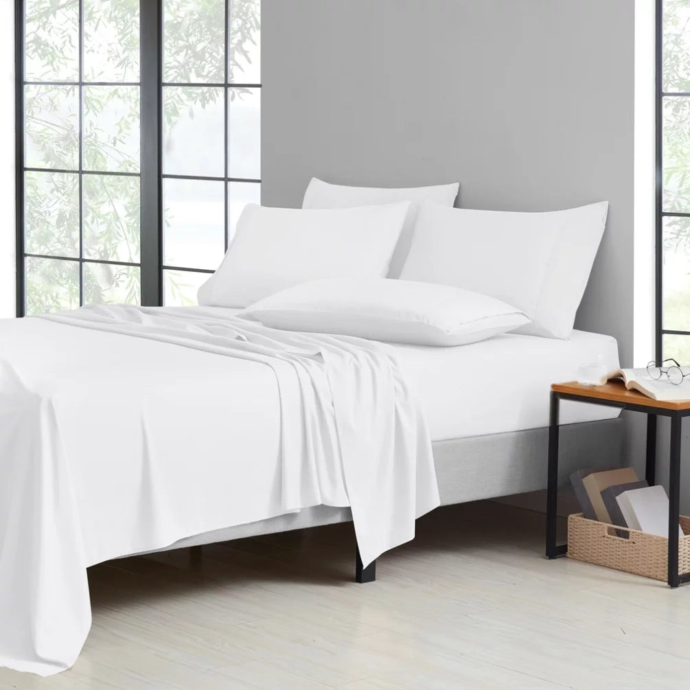 2000 Thread Count Cotton 6 Pc Sheet Set Cal King Y56742