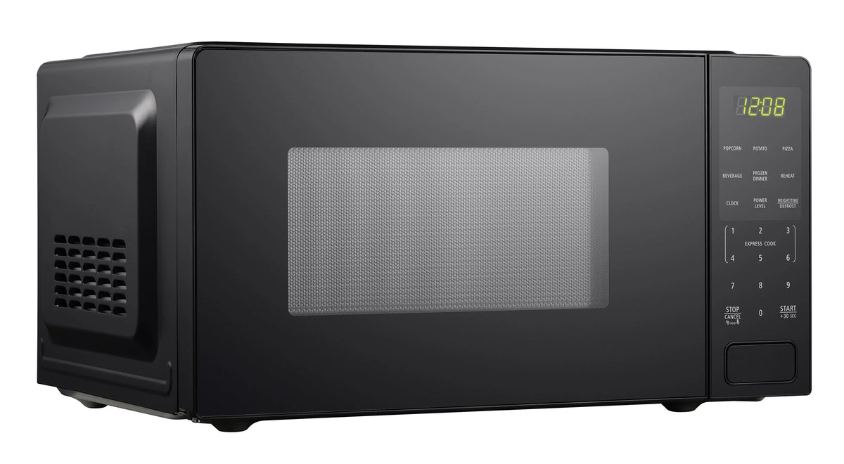 1.1 Cu ft 1000 Watts Black Countertop Microwave Oven T339738