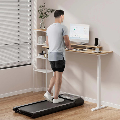 0.6-3.8MPH Walking Pad Under Desk Treadmill with Remote Control M6539