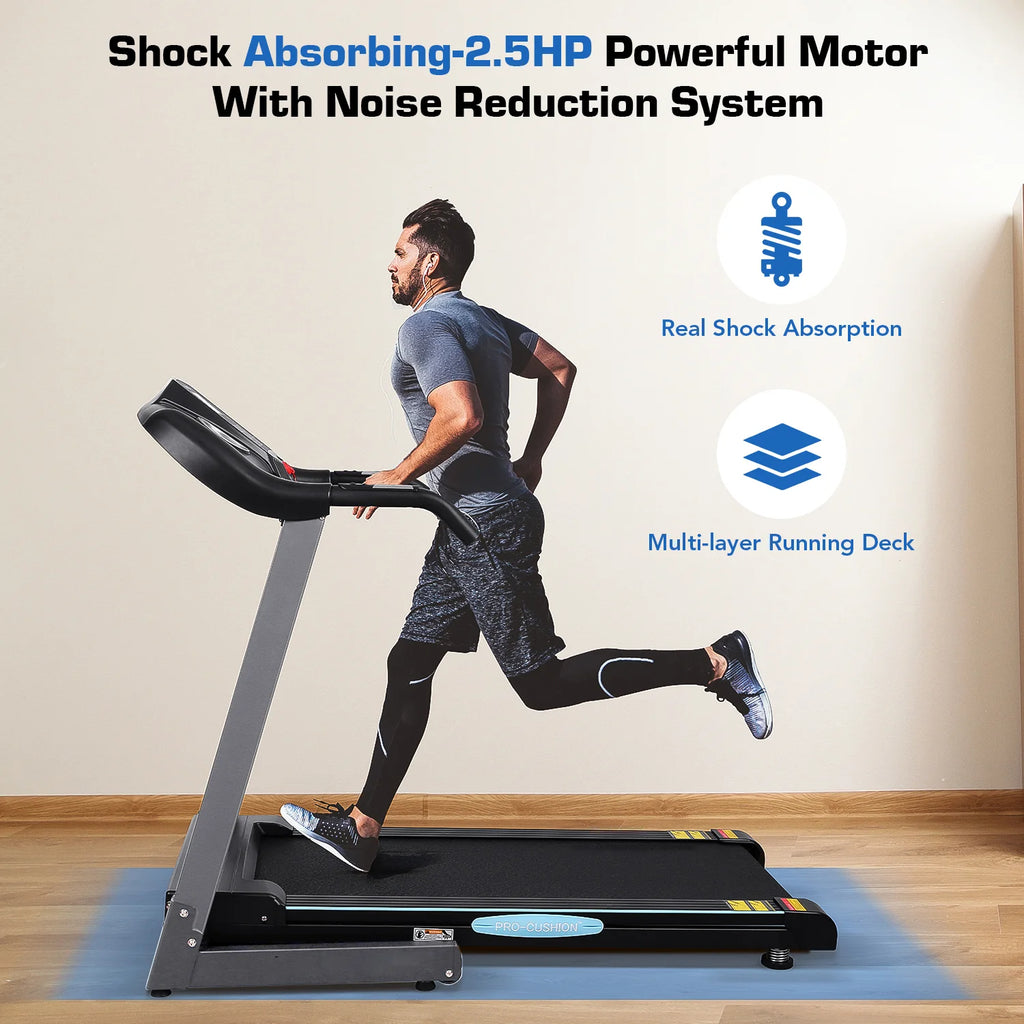 2.5 HP Folding Treadmill with 12% Auto Incline M69691