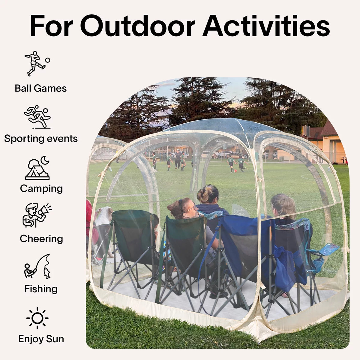 Pop-Up Weatherproof Sport Pod Tent Z29096