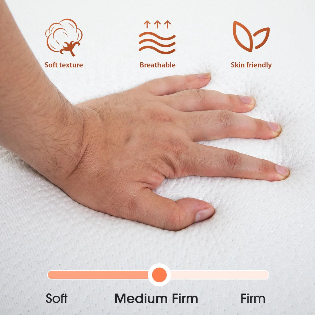 3 Inch Single Foldable Floor Mattress with Washable Cover M82393