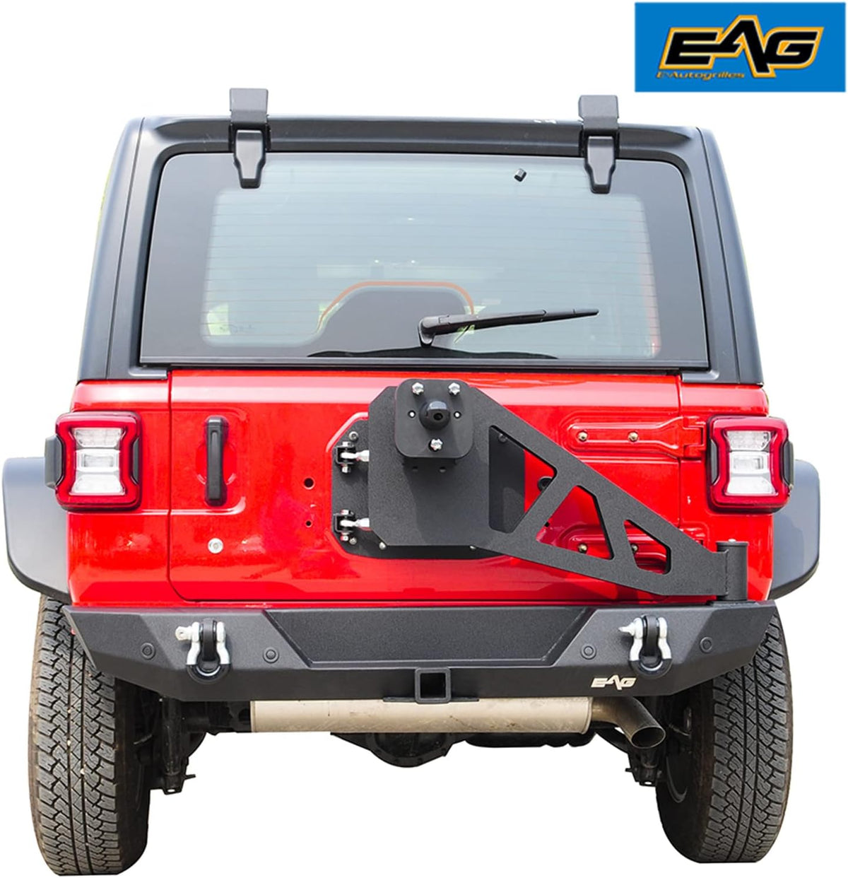 Front and Rear Bumper with Tire Carrier B9737