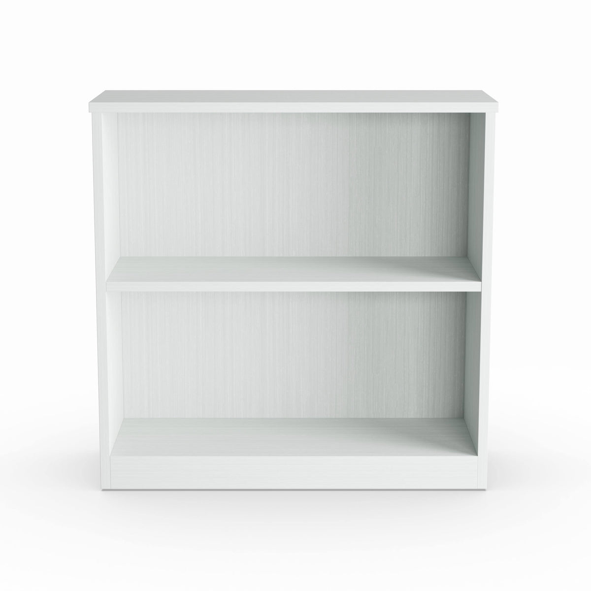 White 2-Shelf Desk Bookcase K329153