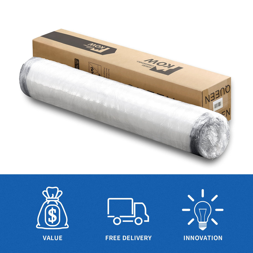 12 inch Full Size Gel Memory Foam Hybrid Mattress W589
