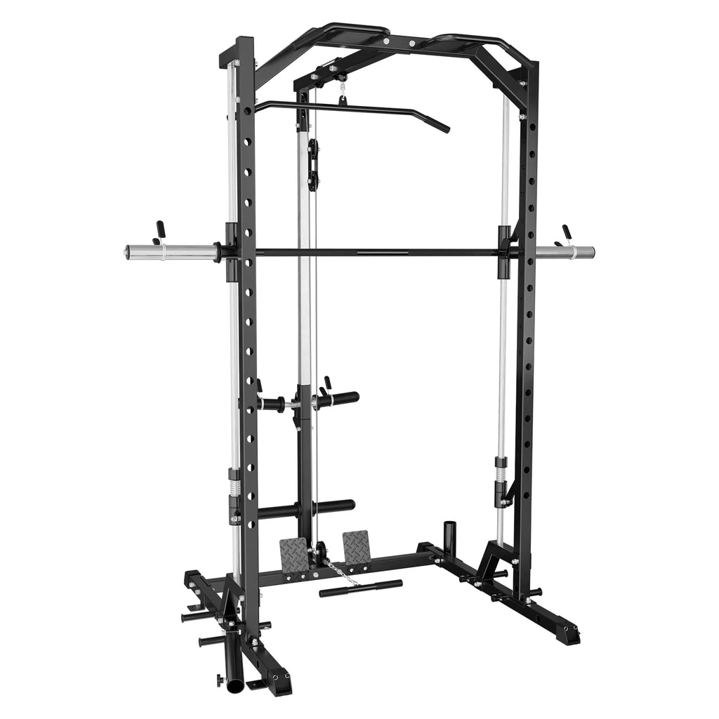 Smith Machine Squat Rack with Lat Pull Down System W64781