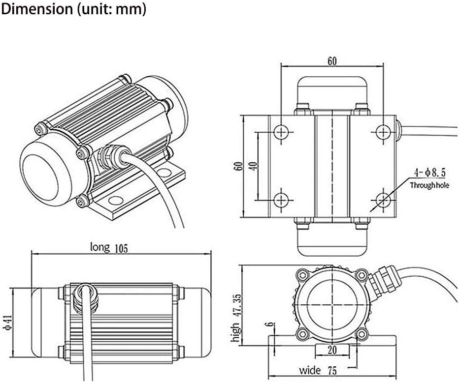 15W Micro DC Brushless Vibration Motor E8746