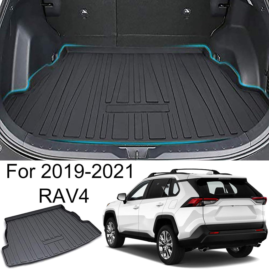 Cargo Liner Rear Cargo Tray Trunk Floor Mat Protector Pack of 2 V542933