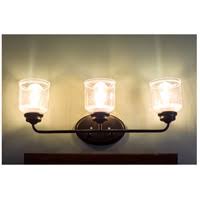 4-Light Black Bath Vanity J345