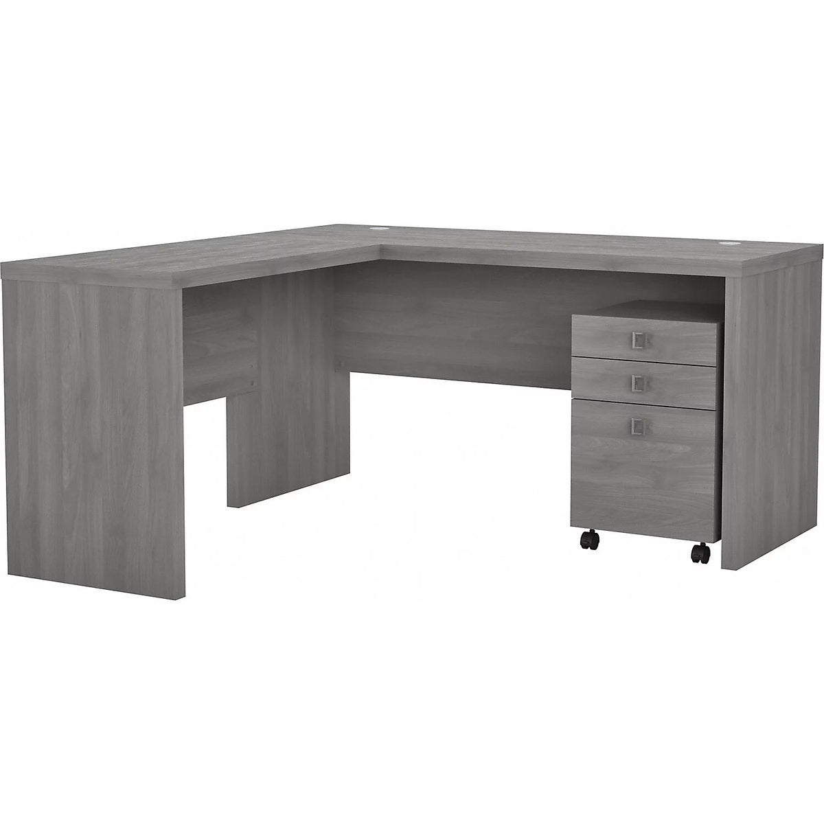 L Shaped Desk with Mobile File Cabinet N331