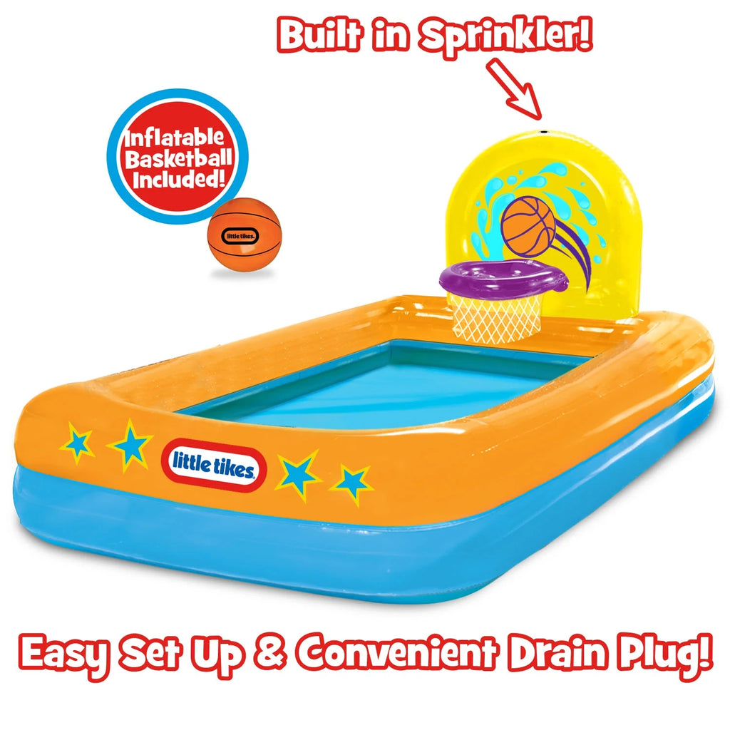 Inflatable Pool with Basketball Hoop and Ball U8896
