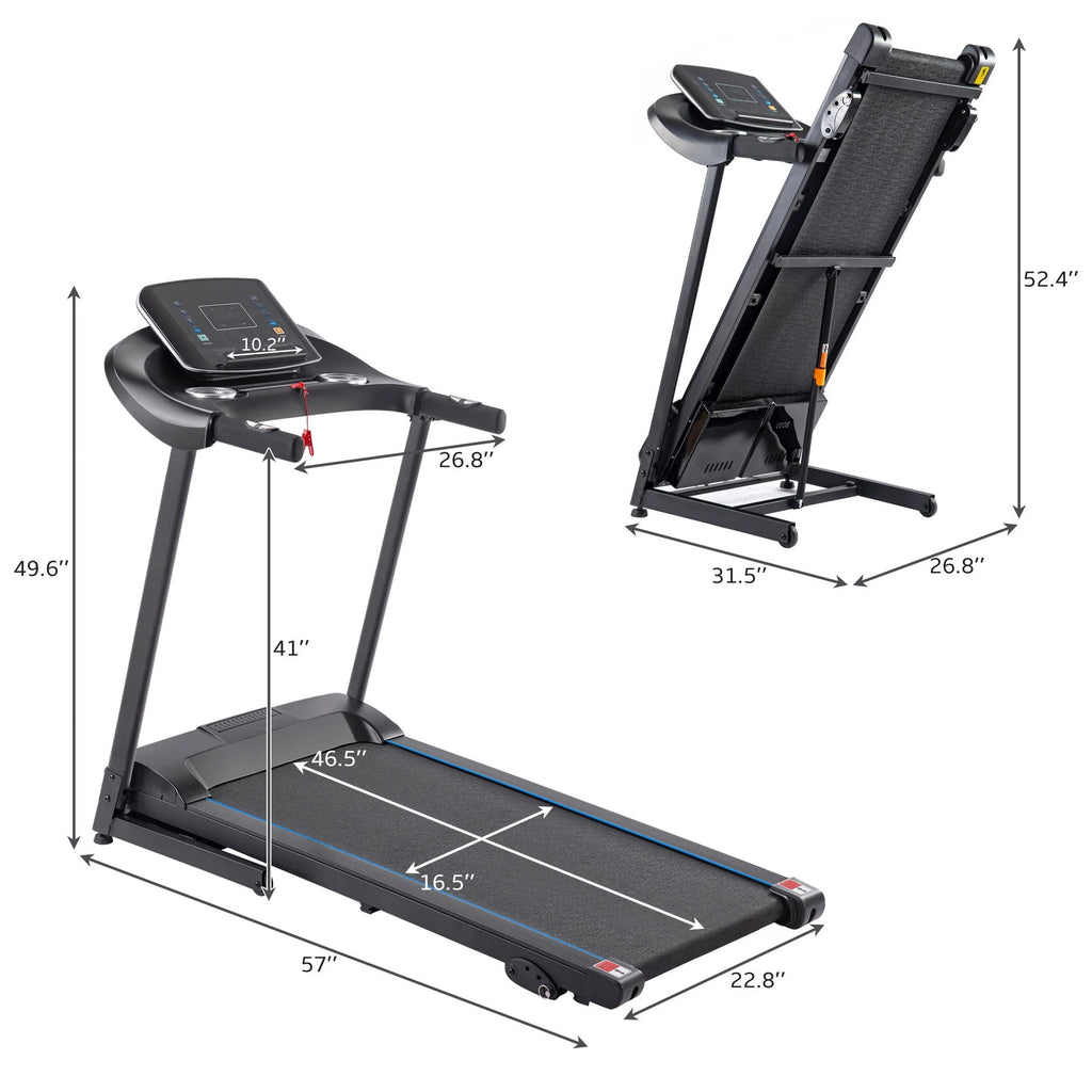 Folding Electric Treadmill with Incline A17444