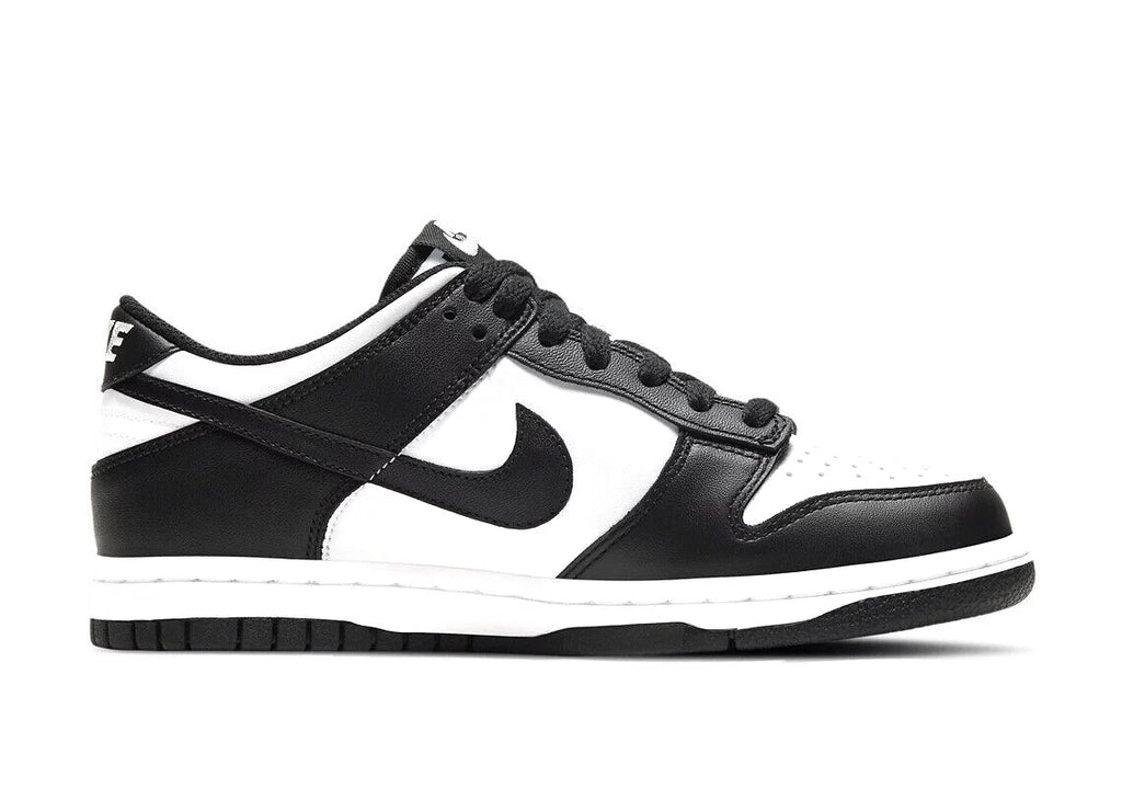 White Black Leather Sneaker Shoes C53190