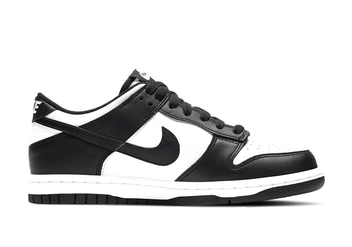 White Black Leather Sneaker Shoes C53190