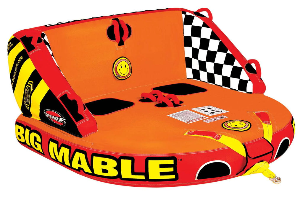 Double Rider Towable Inflatable Tube with Tow Rope V9676