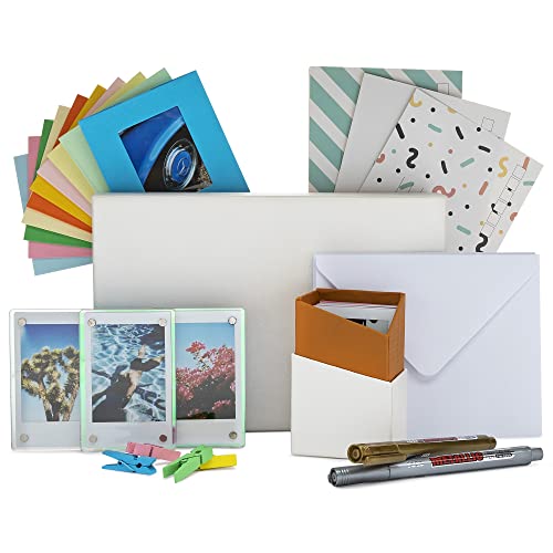 Instant Camera with Square Film Twin Pack and Accessory Kit Q37211