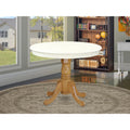 36" Round Wood Dining Table E93779