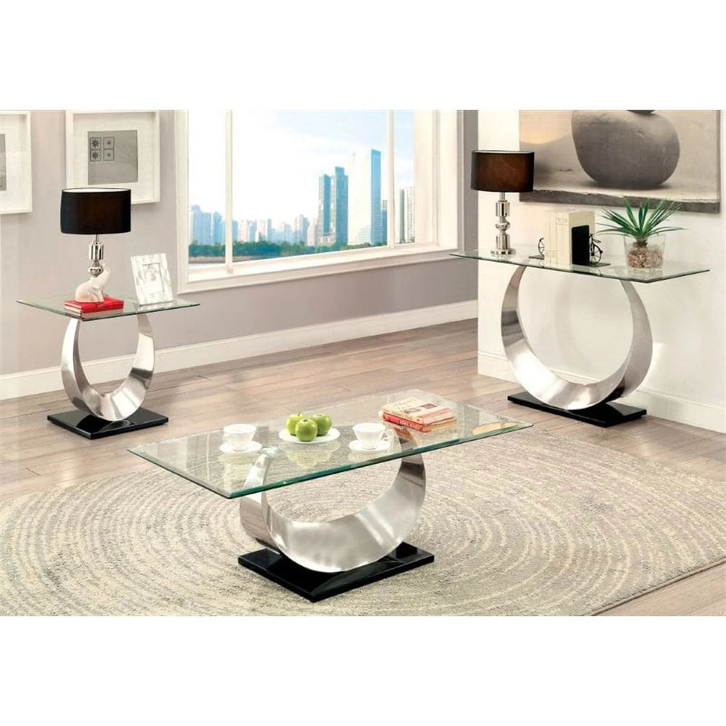 3-Piece Metal Coffee Table Set W6430