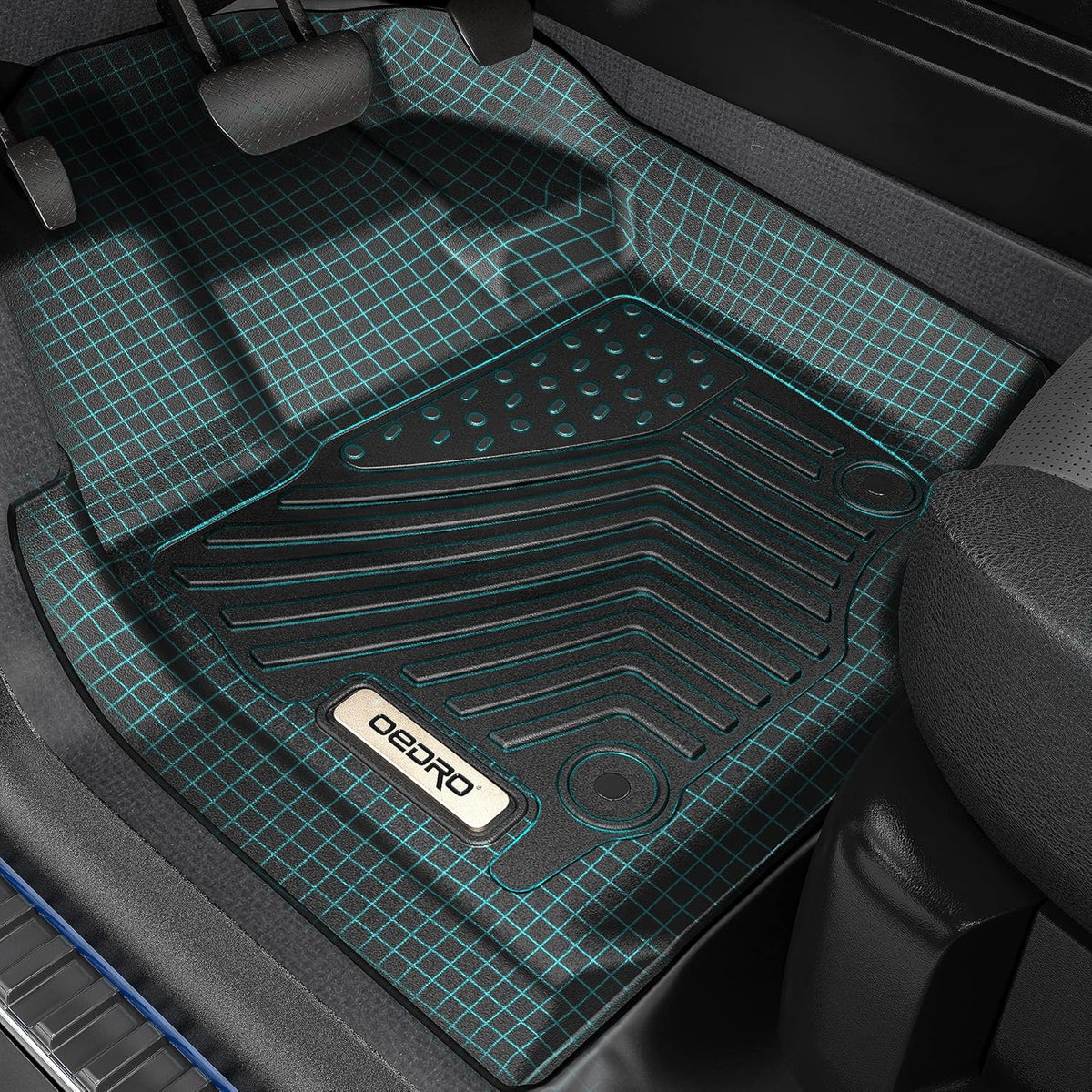 Custom Fit All Weather Front & 2nd Seat Floor Liners V609