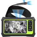 Dual Lens Video Endoscope Camera with Lights, 1080P Borescope Inspection Camera, 8 mm IP67 Waterproof, 16.5FT Semi-Rigid Cable, 32GB Card J626