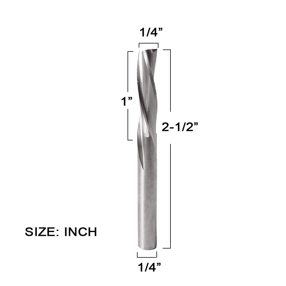 3 Flutes Carbide Router Bit 1/4 Inch Shank X6882