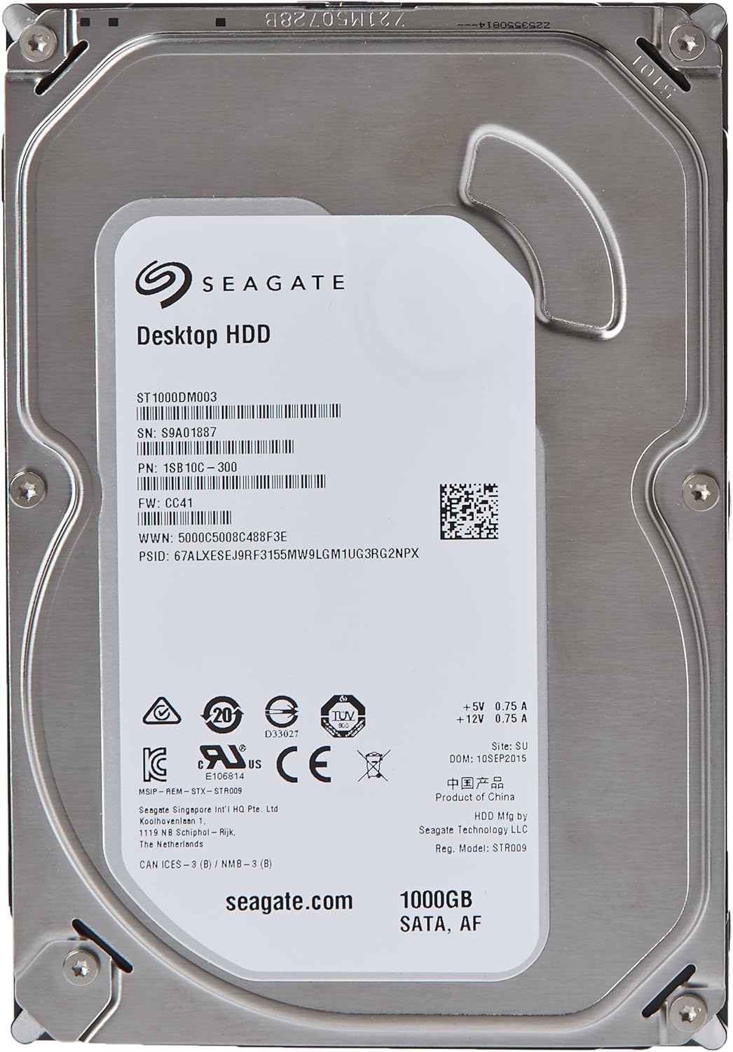 3TB 3.5-Inch SATA Internal Desktop HDD P915848