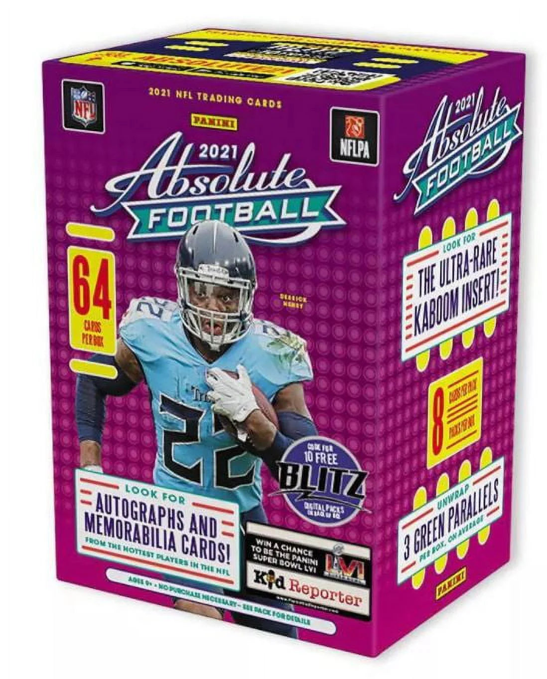 NFL Absolute Football Trading Card Blaster Box Y3102