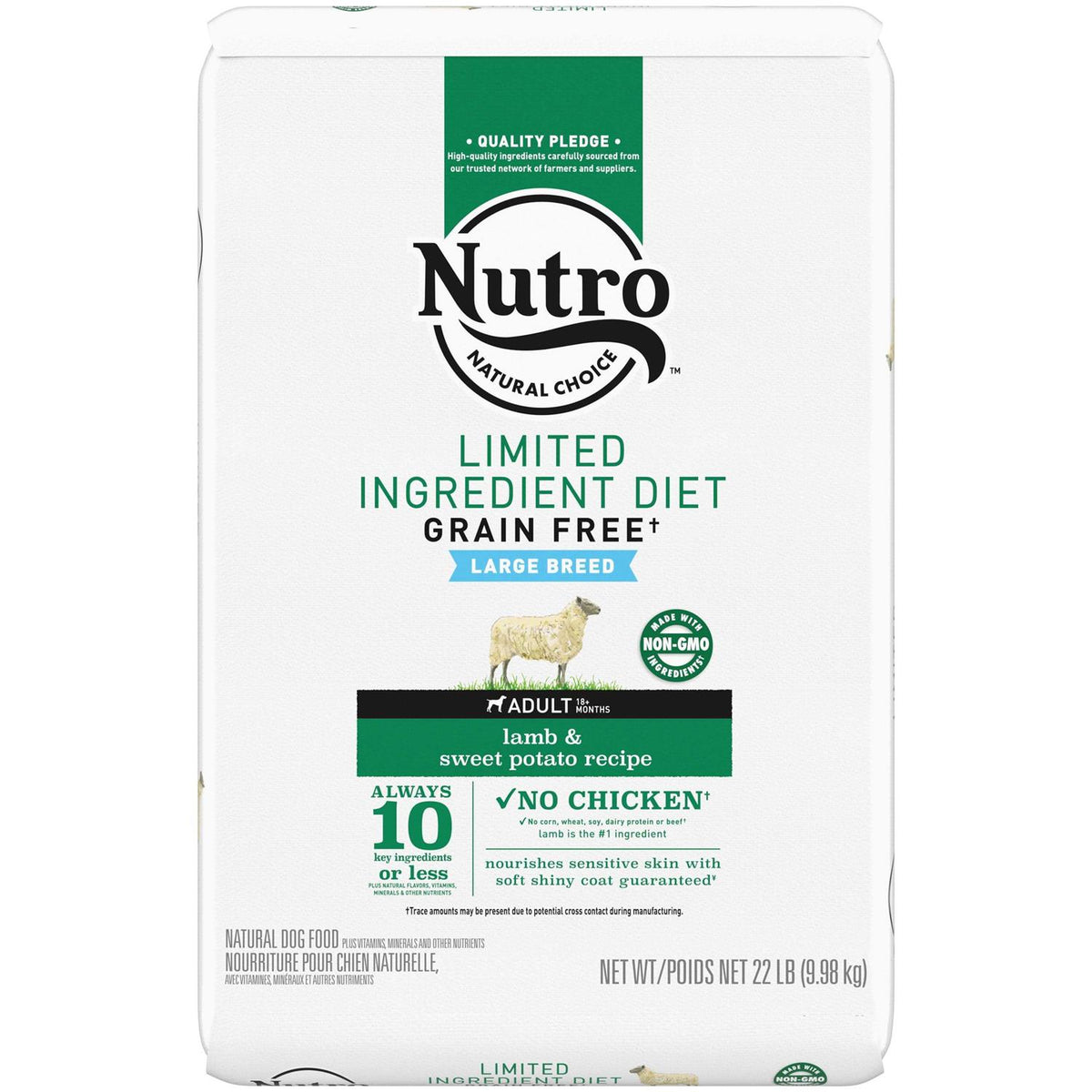Limited Ingredient Diet Adult Dry Dog Food Lamb & Sweet Potato W300