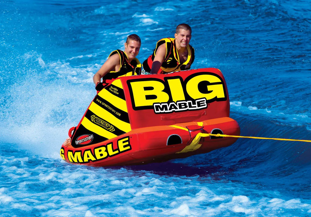 Double Rider Towable Inflatable Tube with Tow Rope V9676