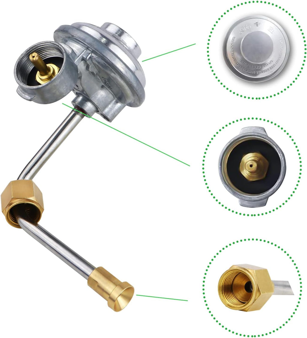 Propane Stove Regulator Replacement with 3/8 Female Flare Nut Pack of 2 F10277