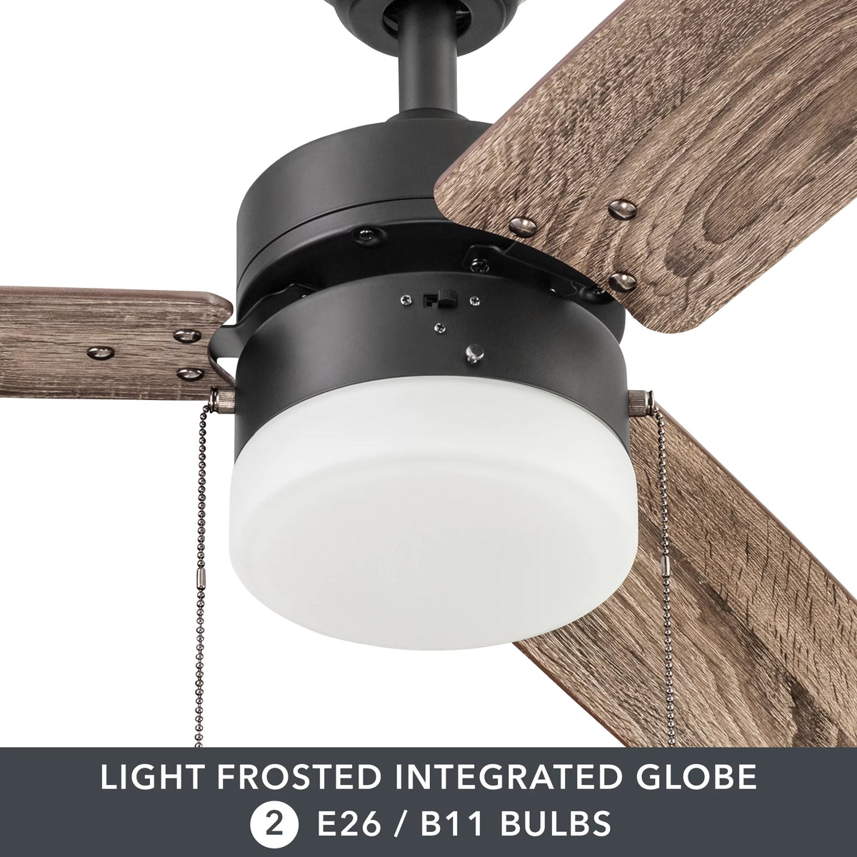 Bronze Indoor Ceiling Fan with Light Q287347