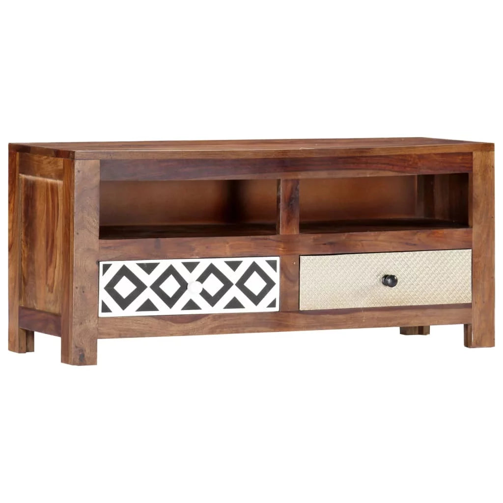 Solid Sheesham Wood TV Cabinet S43127