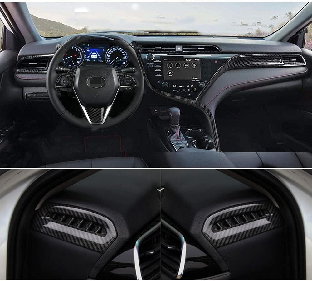 Car Instrument Panel Decorative Trim 10Pcs Interior Accessories E7923