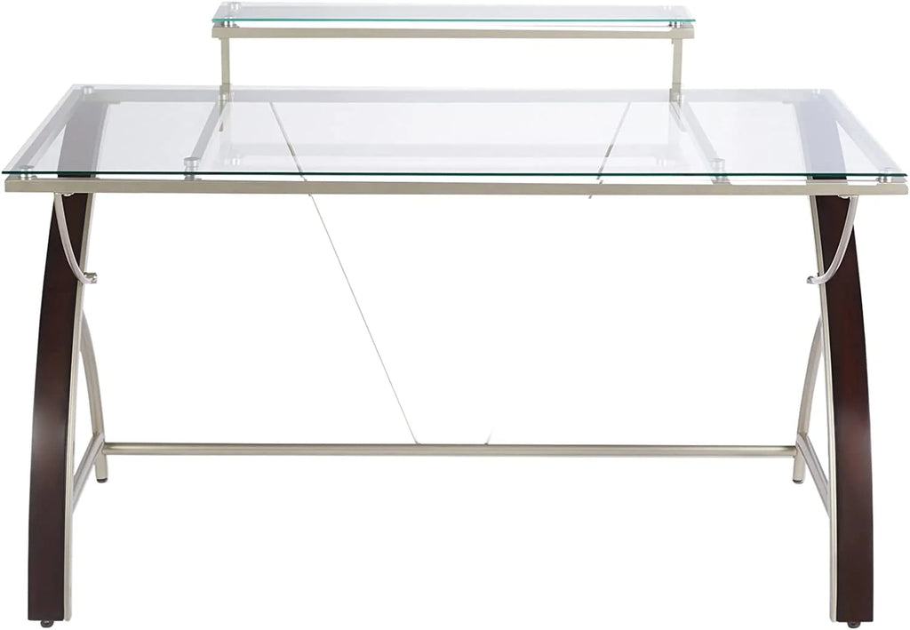 55"W Glass Computer Desk I623484