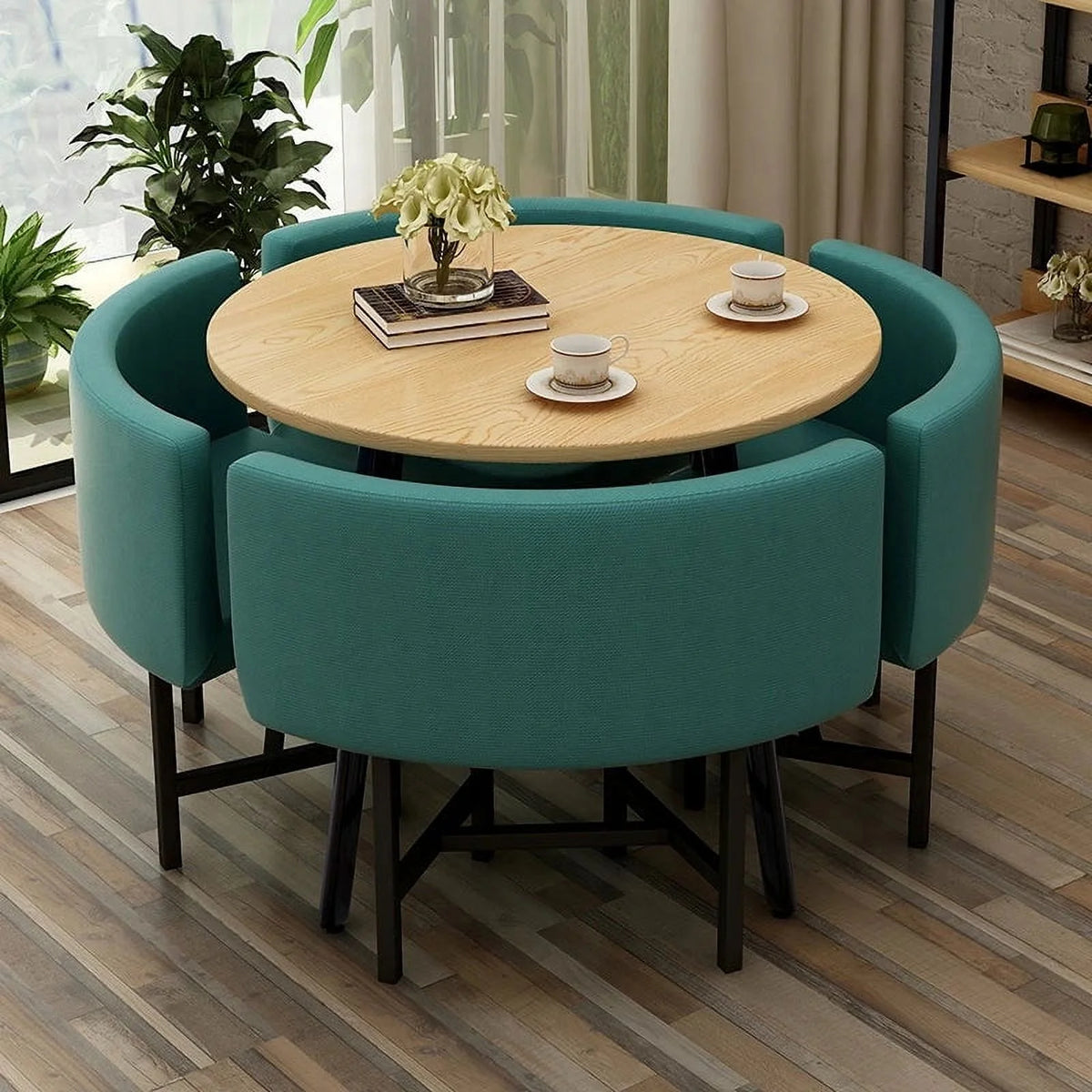 Dining Table Set 4 Chairs Z453