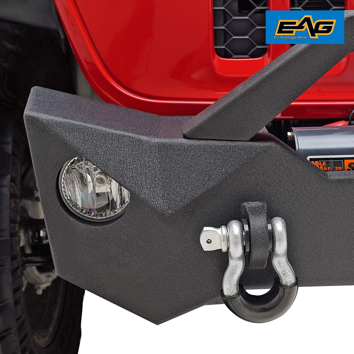 Front and Rear Bumper with Tire Carrier B9737
