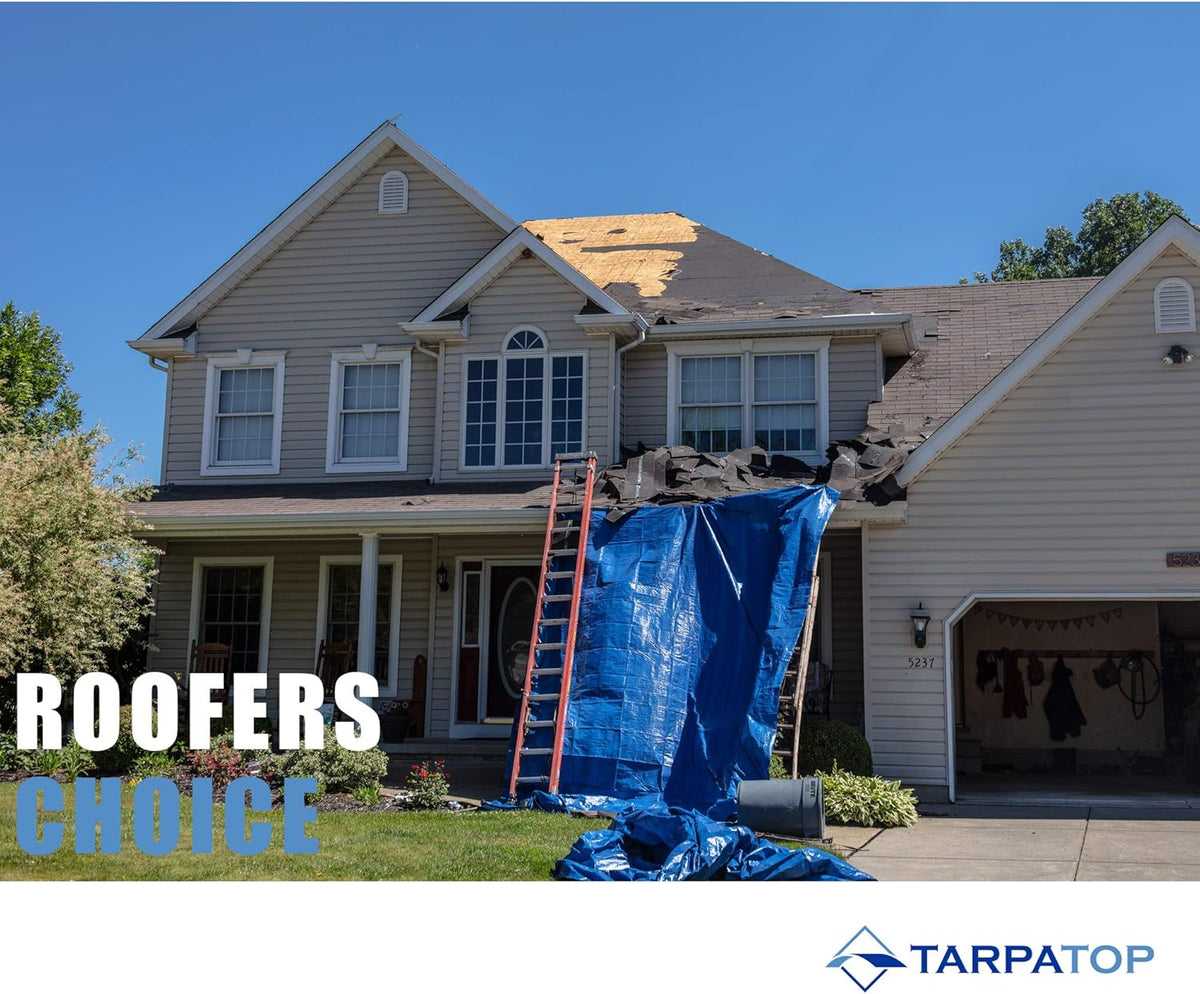 30X40 Waterproof Multi-Purpose Poly Tarp Blue H52081