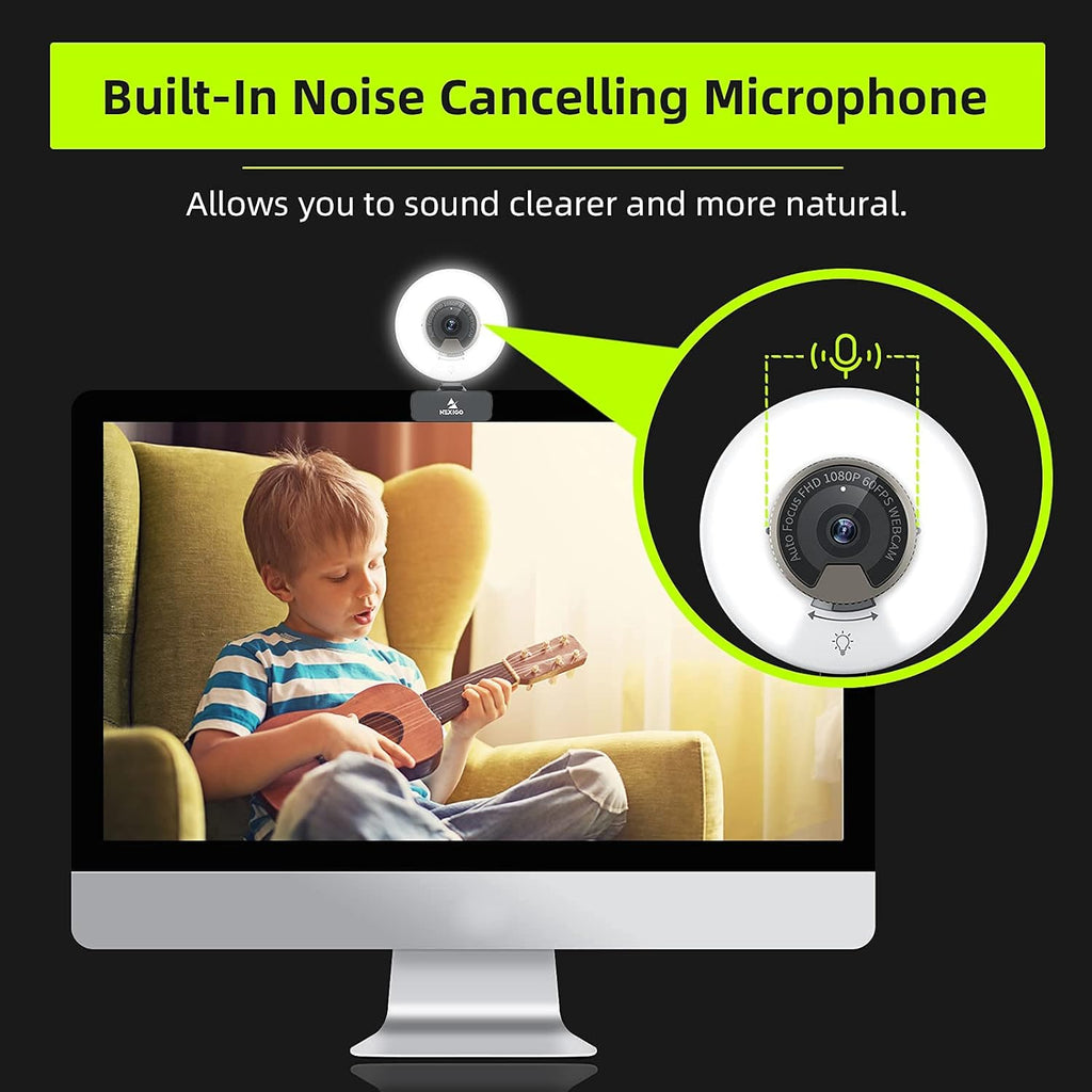 1080P 60FPS Webcam with Light R766901