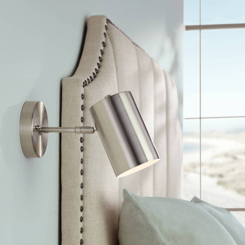 Brushed Nickel Hardwire Wall Lamp L468