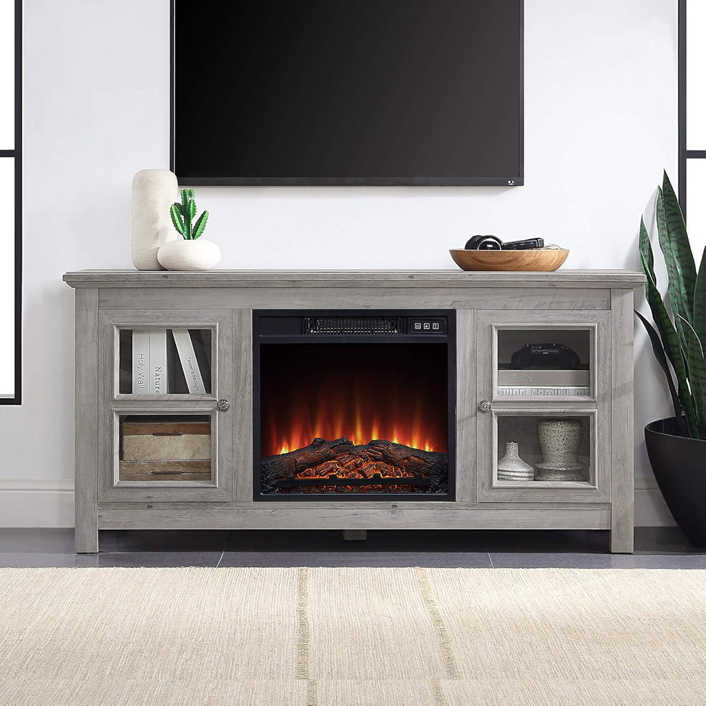 Electric Fireplace TV Stand for TVs up to 55 Inch A3905