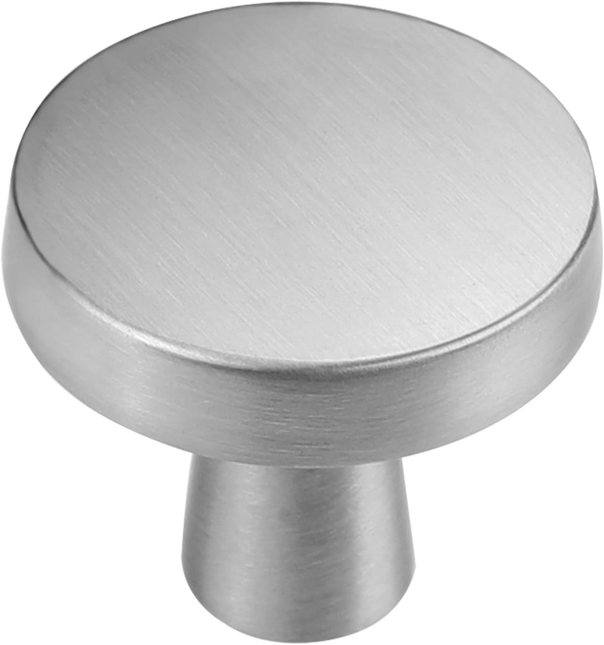 25 Pack Black Round Cabinet Knobs Y238022