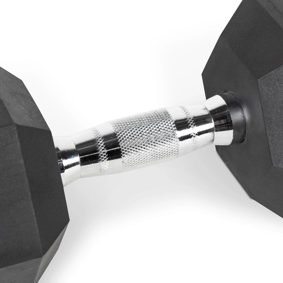 50 lb Rubber Hex Dumbbell Weight Set L1651