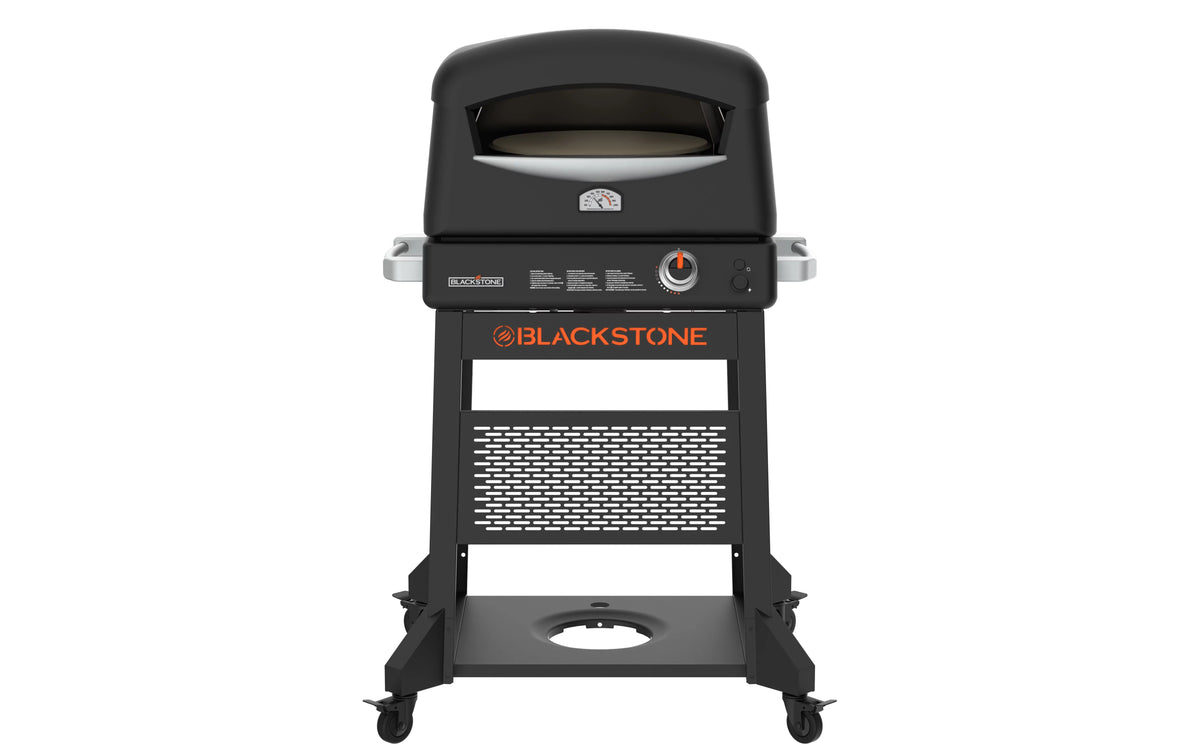 Propane Pizza Oven with Rotating Stone and Mobile Stand D453435