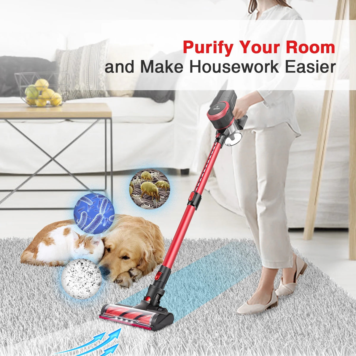 Cordless Stick Vacuum Cleaner 23Kpa U139310