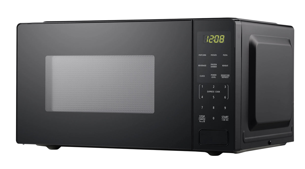 1.1 Cu ft 1000 Watts Black Countertop Microwave Oven T339738