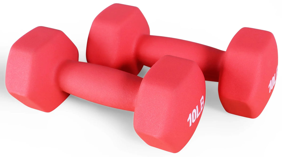 1 lbs Pair Vinyl Coated Dumbbells F8811